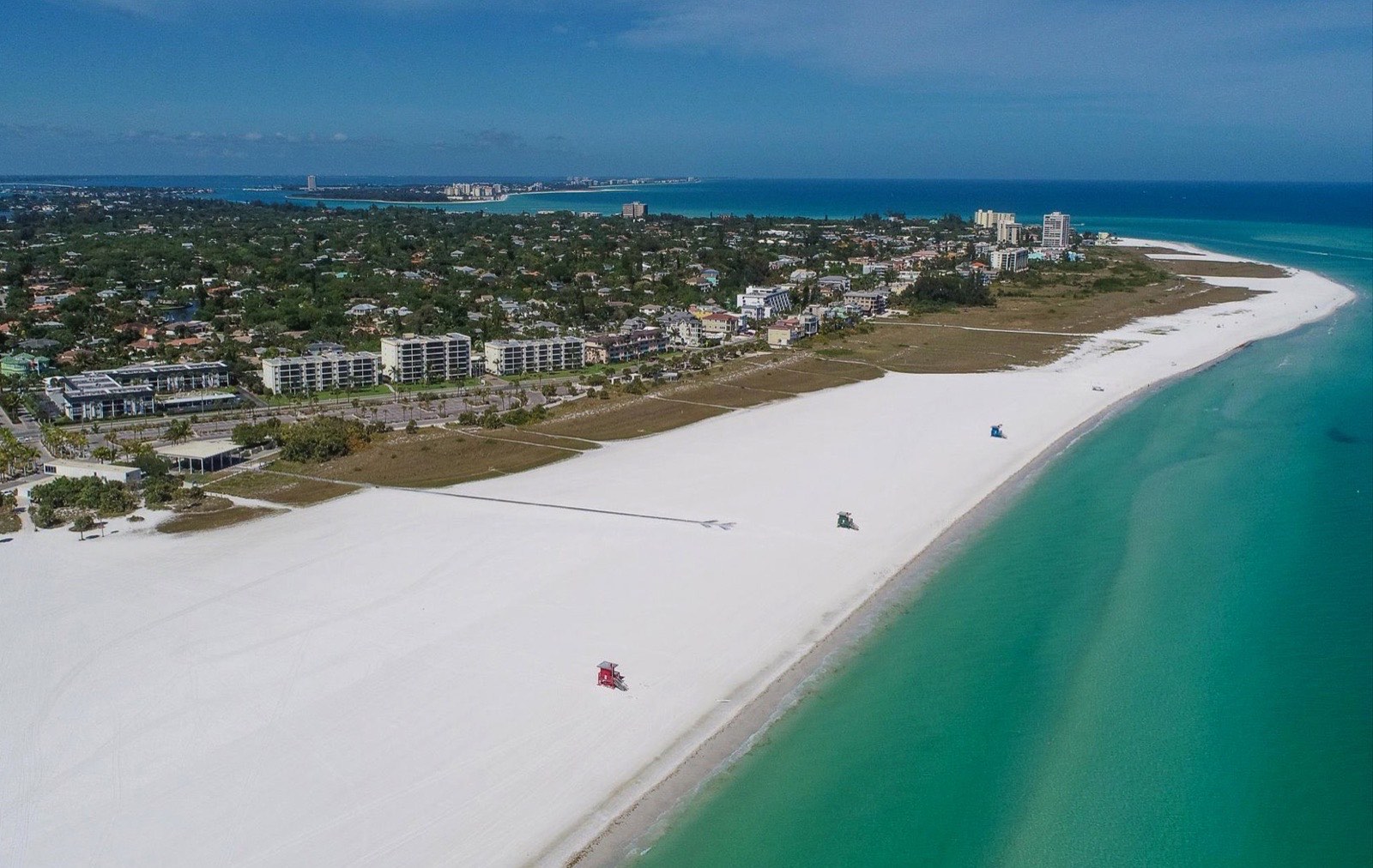 Sarasota coastline on Florida's Gulf Coast